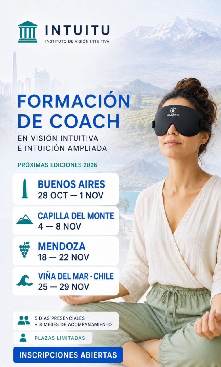FORMACIÓN DE COACH EN VISIÓN INTUITIVA E INTUICIÓN AMPLIADA